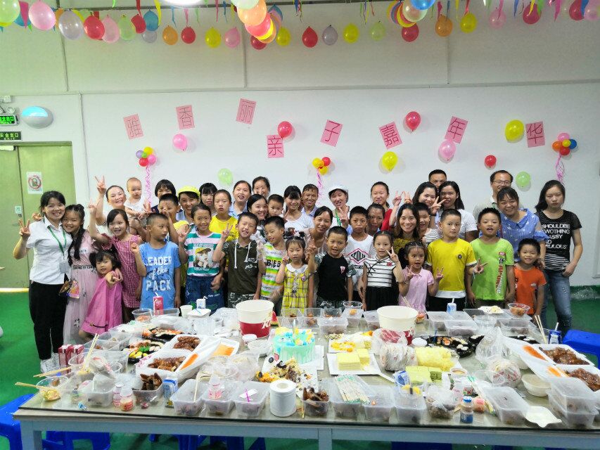 当生产旺季迎来小候鸟，百忙之中为员工举办亲子活动